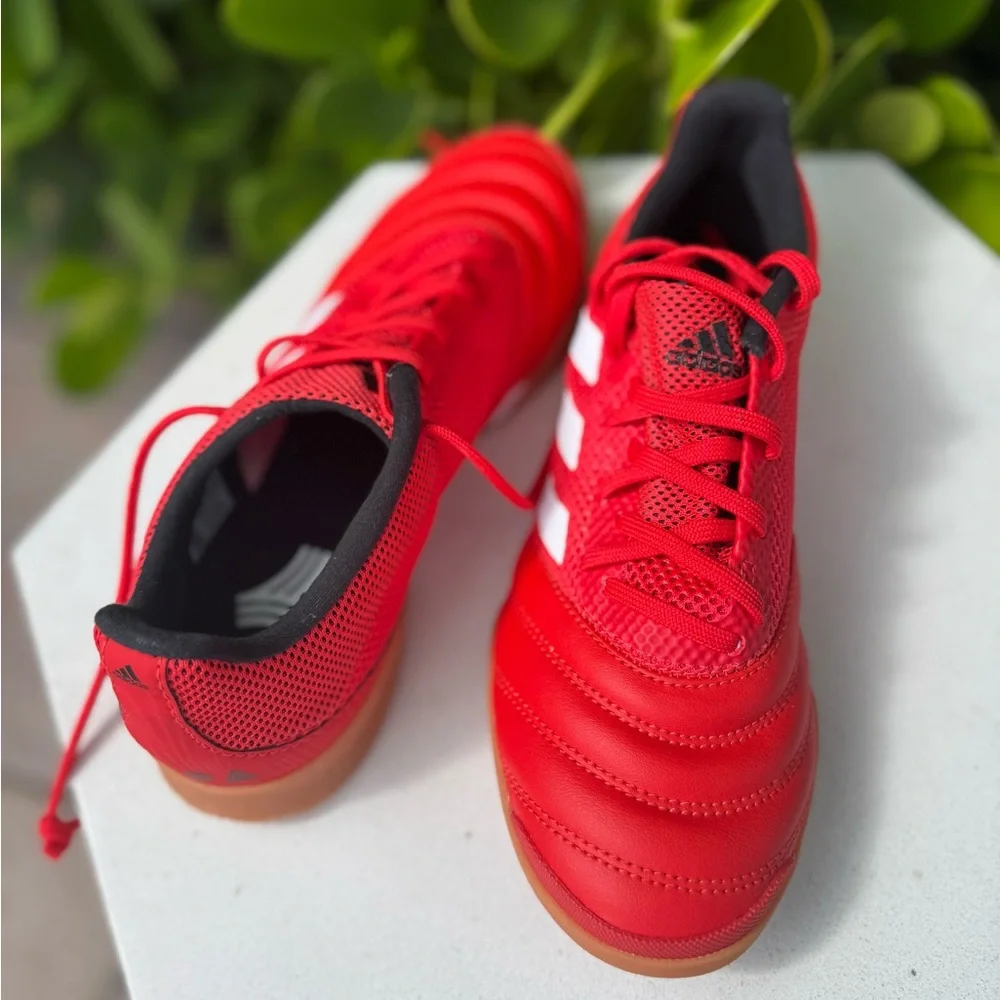 Adidas Kids Red Soccer Shoes - Picture 7 of 12